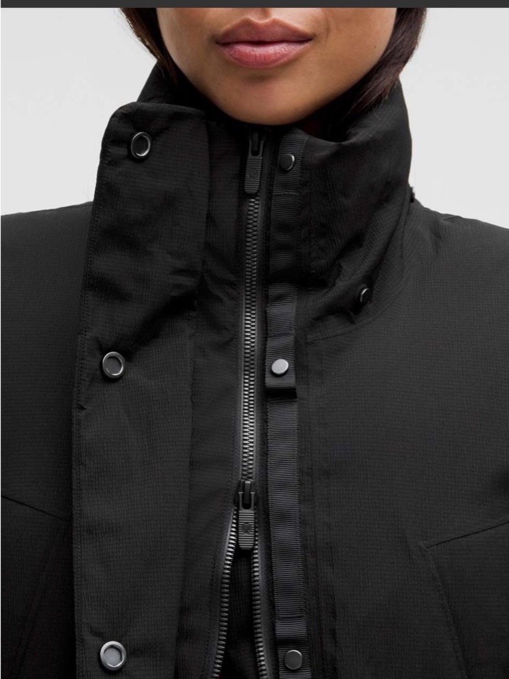 Lululemon Waterproof Down Long Parka Black Size XL Calf Length Winter Coat - Picture 7 of 12